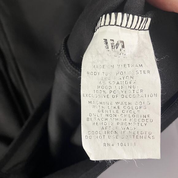 VRST Jacket Mens Large Black Soft Shell Hooded Full Zip Athletic Outdoor Logo - Picture 9 of 11